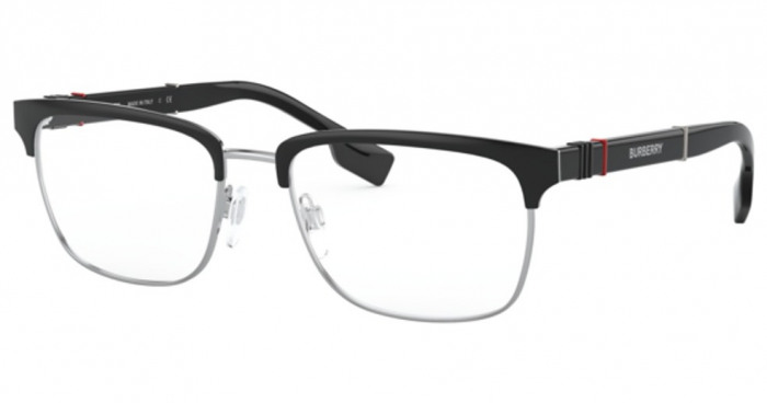 Burberry Eyeglasses Men BE1348 ALBA Silver/matte Black
