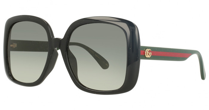 Gucci Sunglasses Women Gg0714sa Black-green-grey