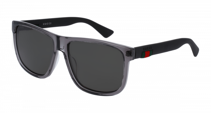 Gucci Sunglasses Men Gg0010s Grey-black-grey