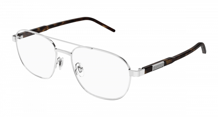 Gucci Eyeglasses Men Gg1800o Silver