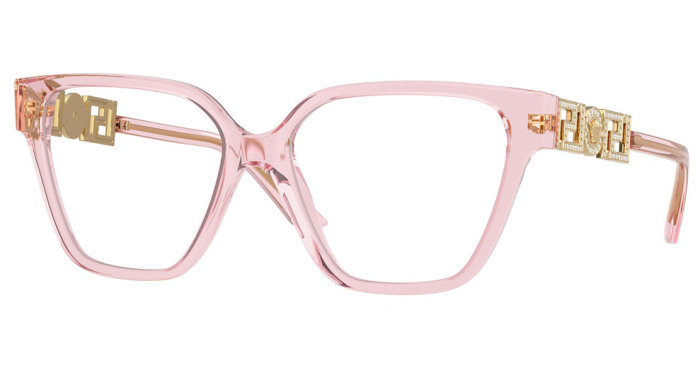 Versace Eyeglasses Women VE3358B Transparent Pink