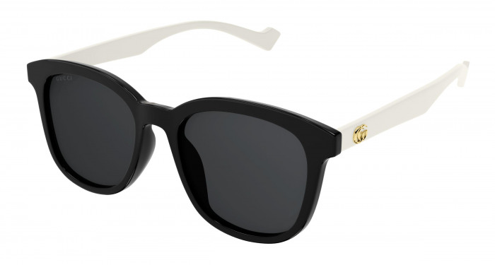 Women's gucci sunglasses GG1001SK in black and ivory with grey lenses